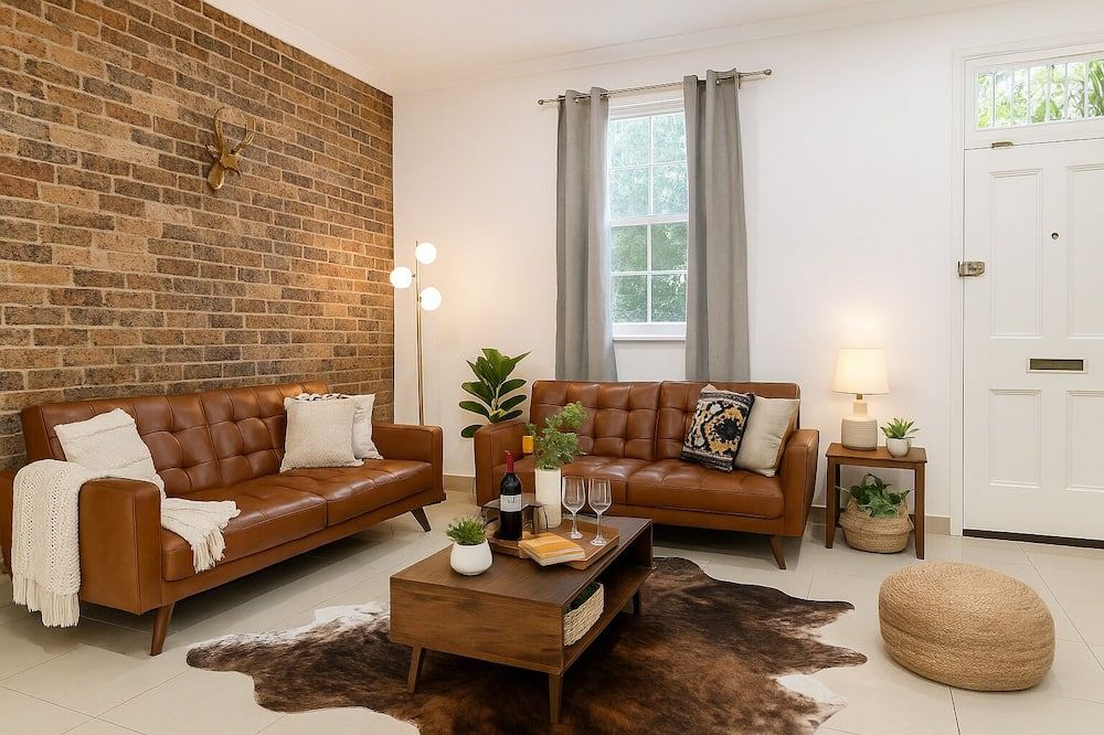 3br Retro Escape Icc & Darling Harbour - סידני - סלון