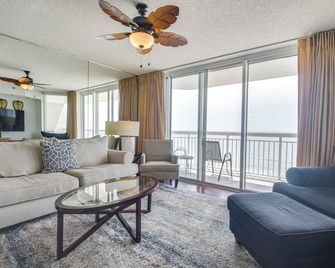 Oceanfront Corner Condo in North Myrtle Beach! - North Myrtle Beach - Sala de estar