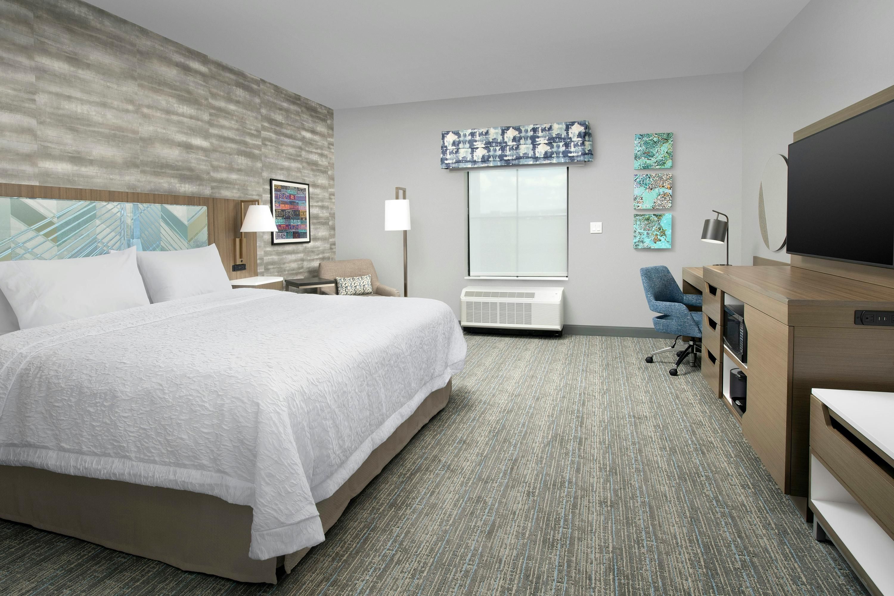 Hampton Inn Boston Logan Airport Chelsea - Chelsea - Ložnice