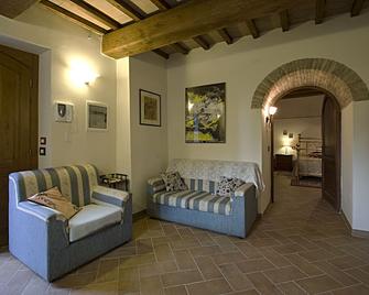 Monsignor House B&b Apartment With Balcony - Spoleto - Soggiorno