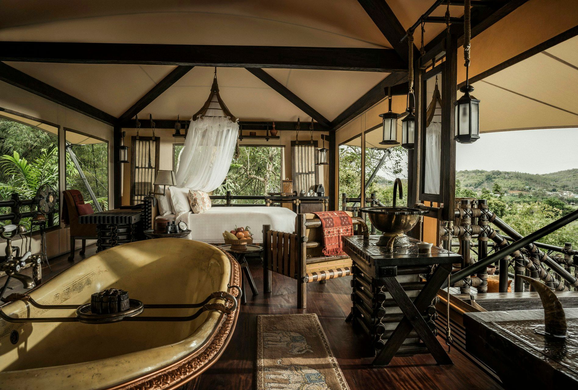 Four Seasons Tented Camp Golden Triangle - Chiang Saen - Restaurant