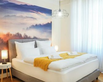 7Seas Boutique-Apartment Saarbrücken City - ideal für Urlaubs & Businessgäste - Saarbrücken - Schlafzimmer