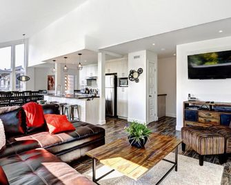 Chalet 23 Chemin des Quarante by Les Chalets Alpins - Stoneham - Salon