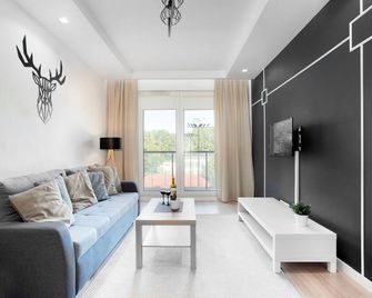 Elite Apartments Marine Cztery Oceany - Danzig - Wohnzimmer