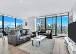 Melbourne Lifestyle Apartments - Best Views on Collins - Melbourne'dan - Oturma odası