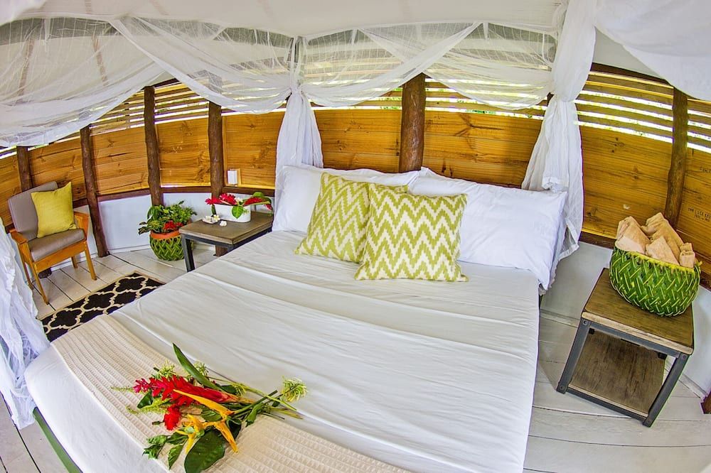 Aganoa Lodge Samoa - סאלאלולוגה - חדר שינה