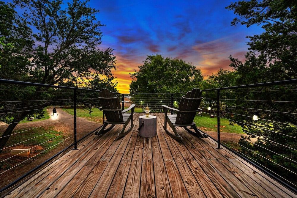 The Windmill - Container Home Near Baylor/Magnolia - Bellmead - Balkon