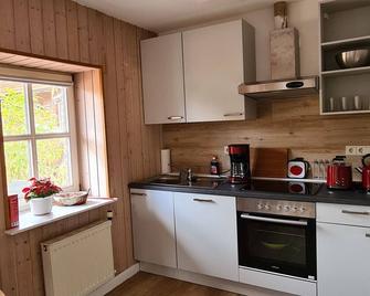 Naturhof Buschwiesen - Wohnung Lama - Wilsum - Cocina