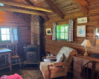 The Love Nest - A Cozy Lakefront Log Cabin - Farmington - Living room