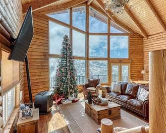 Spectacular chalet Overlooking the Ski Slopes - Brian Head - Sala de estar