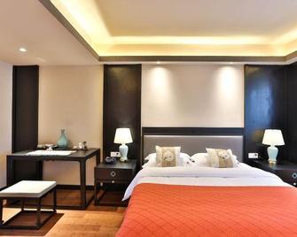 Hanshu Sojourn Wuzhen Shiyuan Dengying Hotel - Jiaxing - Yatak Odası