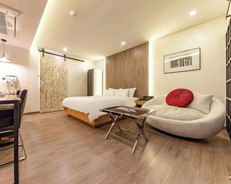 Jeonju Lime Hotel - Jeonju - Slaapkamer