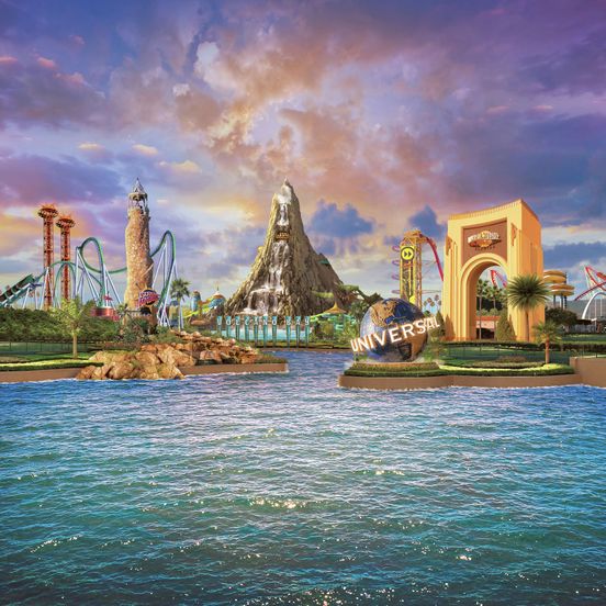 Outdoors view view of DoubleTree by Hilton at the Entrance to Universal Orlando