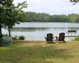 Classic Rustic Lakeside Cabin Retreat. Sleeps 6. Pets allowed. - Winter - Patio