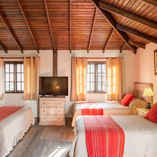 Bedroom view of Hotel Antigua Miraflores