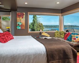 Suite With Puget Sound, Mount Rainier, & Olympic Views - Burien - Sovrum