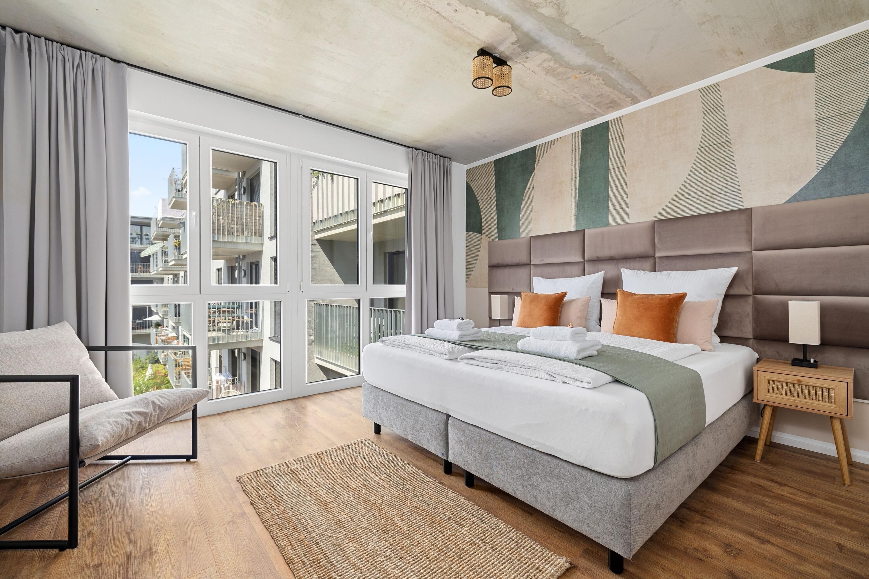 Svyvo Cologne - Serviced Apartments Ehrenfeld - קלן - חדר שינה