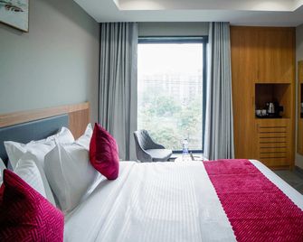 Saltstayz Select - Golf Course Road & Sector 57 - Karnāl - Bedroom