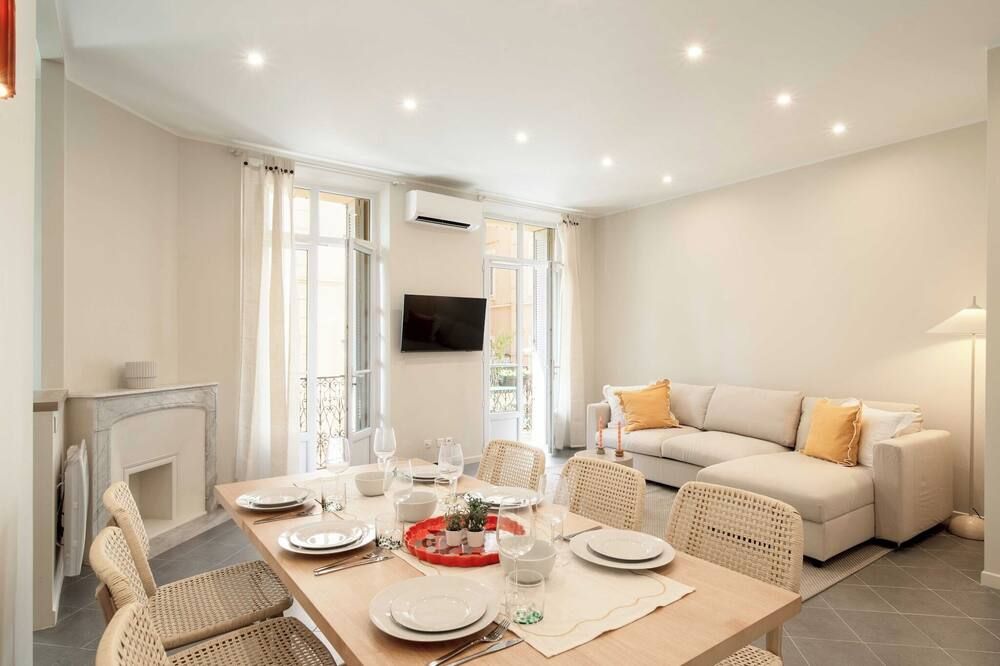 Quiet and luxurious apartment - Cannes Center - Cannes - Eetruimte
