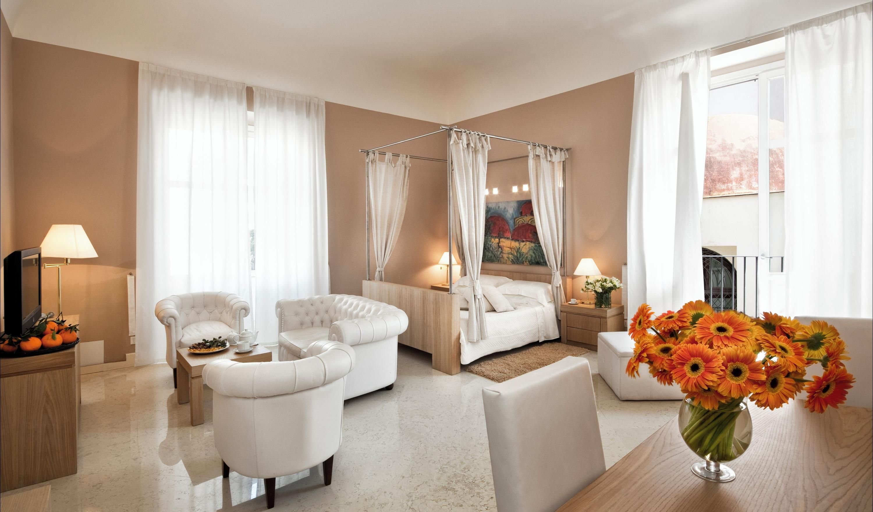 بالاتزو بروناتسيني بوتيك هوتل - باليرمو - غرفة معيشة