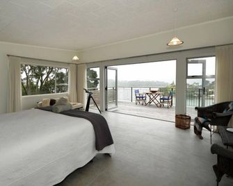Views Space and Comfort in peaceful setting - Mangonui - Ložnice