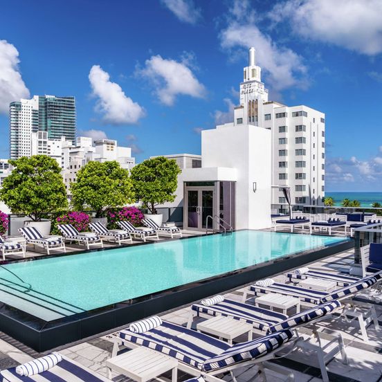 Pool view of Gale South Beach, Curio Collection by Hilton