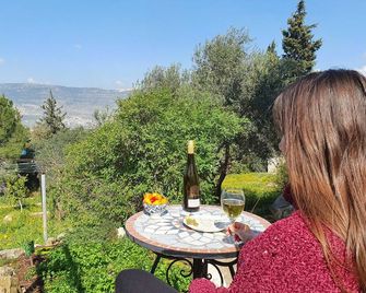 Charming 2-bedroom apartment with WiFi, AC in quaint Mikhmanim - Karmi’el - Balcony
