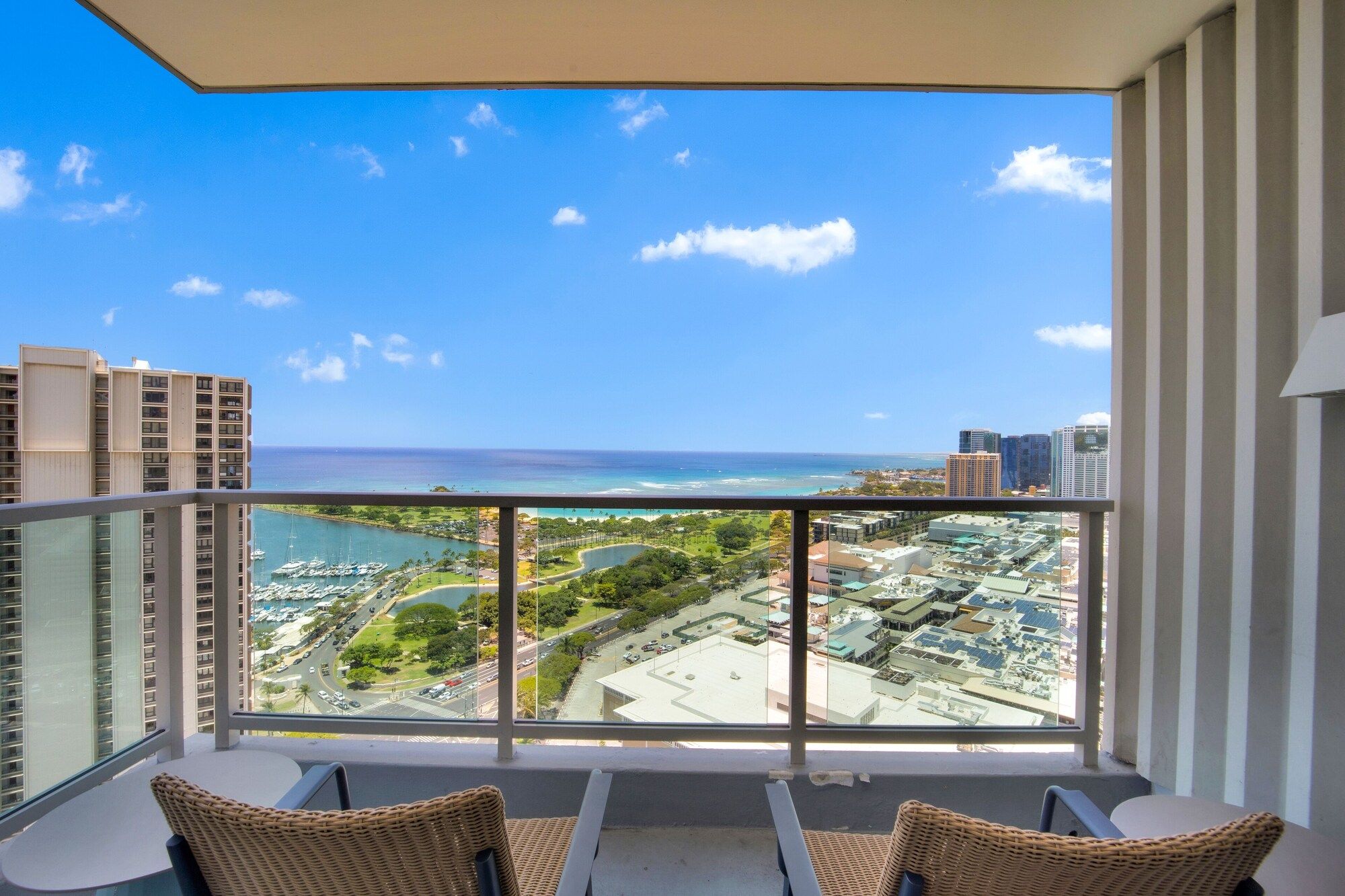 Ala Moana Hotelcondo by Luana Vacation Rental - הונולולו - מרפסת