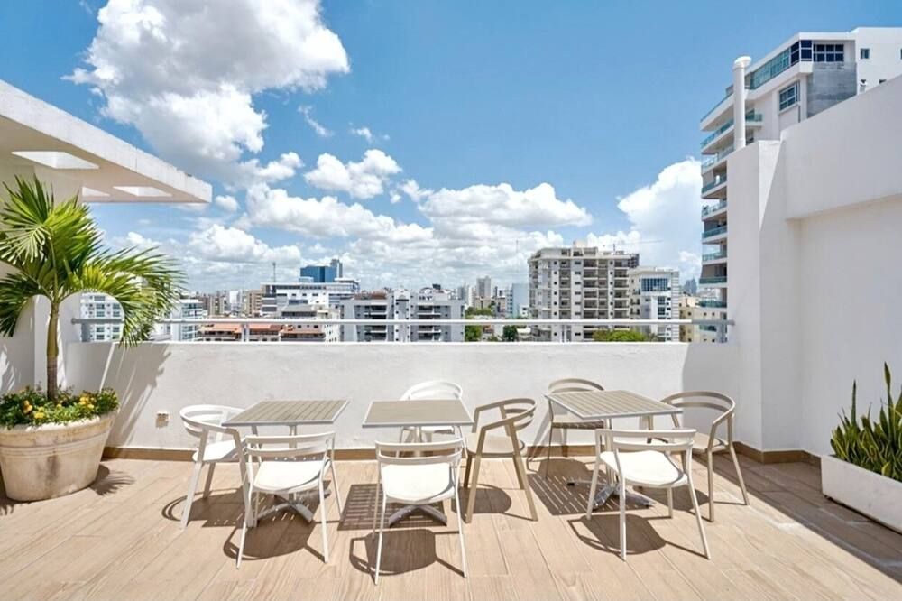 Refreshing Apt In The Center Of Piantini - Santo Domingo - Balcony