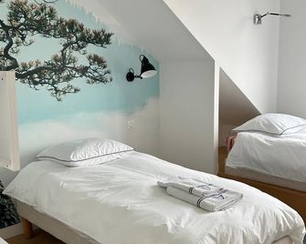 Air-conditioned villa with pool 5 minutes' walk from the old port and beach - La Rochelle - Bedroom