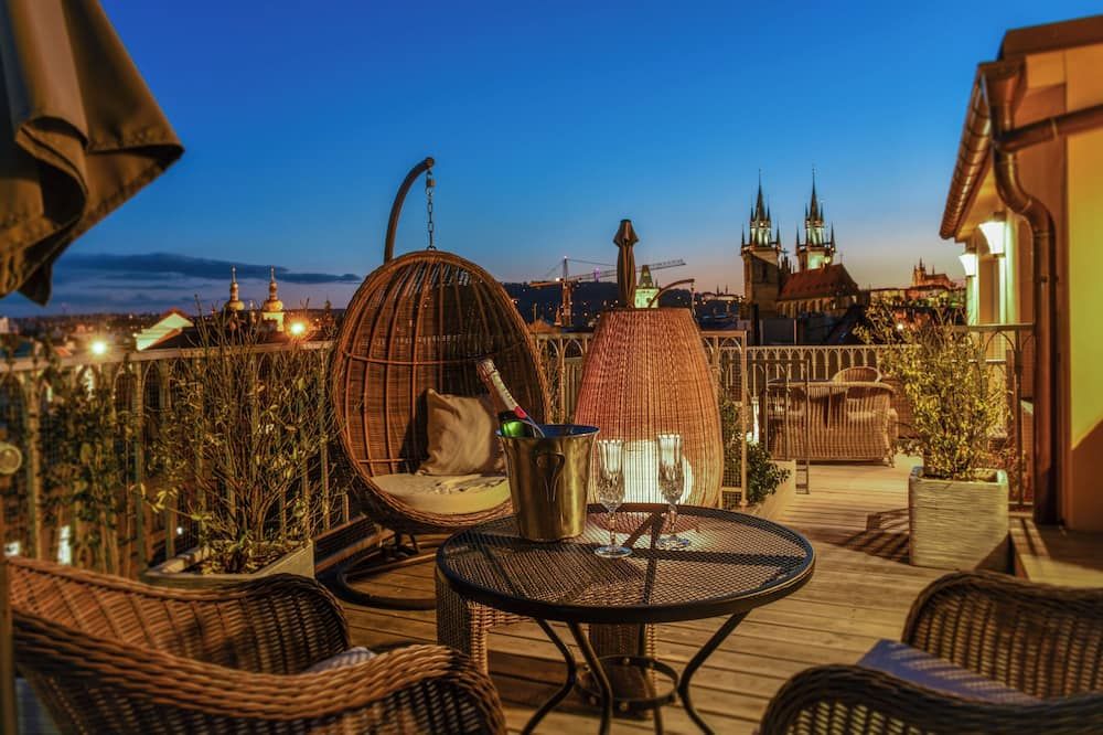 فندق غراند بوهيميا - براغ - شرفة