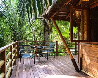 Mint Cabin 1. Romantic Ecolodge in the jungle by the sea - Bahia de Banderas - Balkon