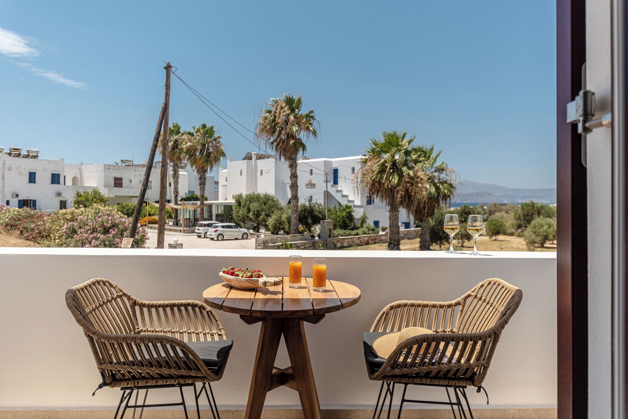 Perla Hotel - Agios Prokopios - ระเบียง