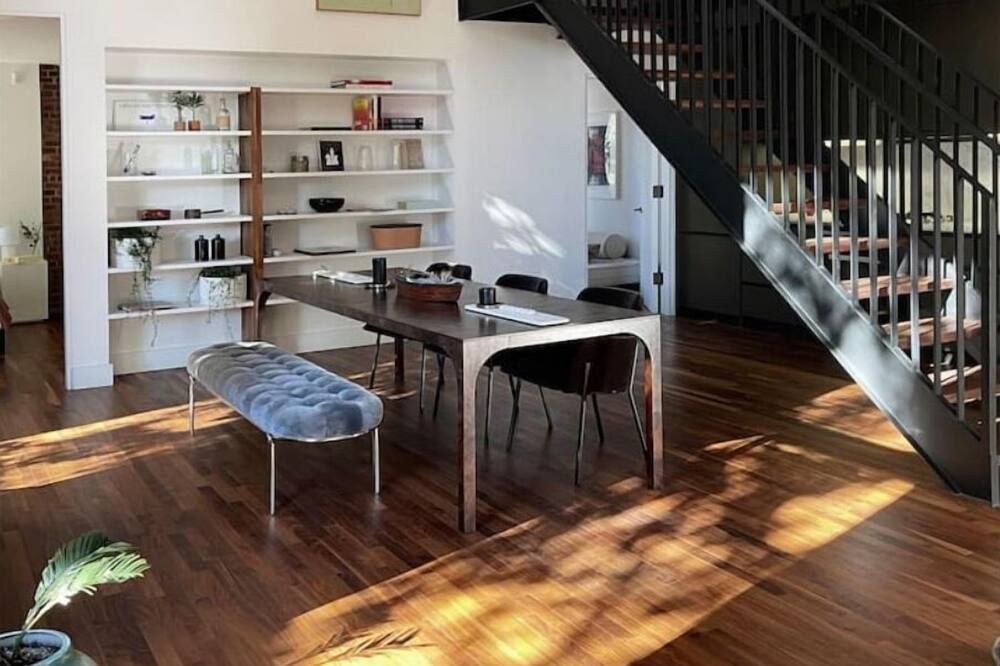 Luxury Condo Architect-Renovated Historic Building - بروكلين - غرفة طعام