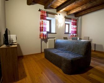 Baita della Fontana - Pragelato - Wohnzimmer