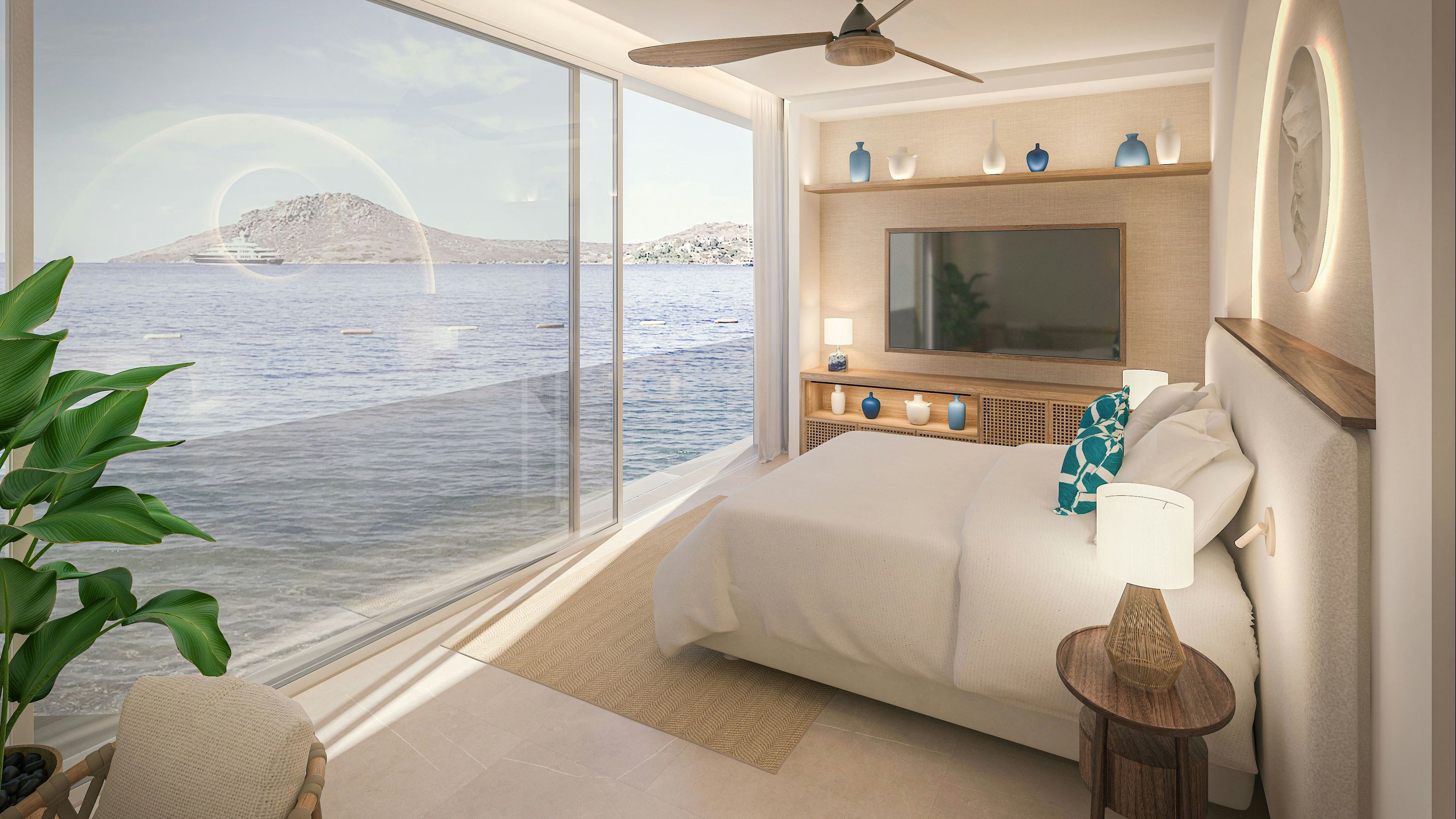 Yalikavak Marina Hotel By Social Living Collection - 亞力卡瓦克 - 臥室