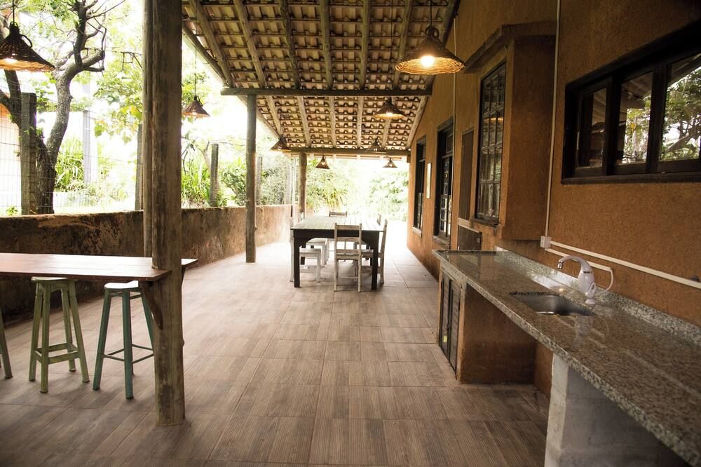 Pousada La Creación - Praia do Rosa - פטיו