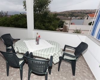 Apartments by the sea Pag - 6383 - Pag - Balcón