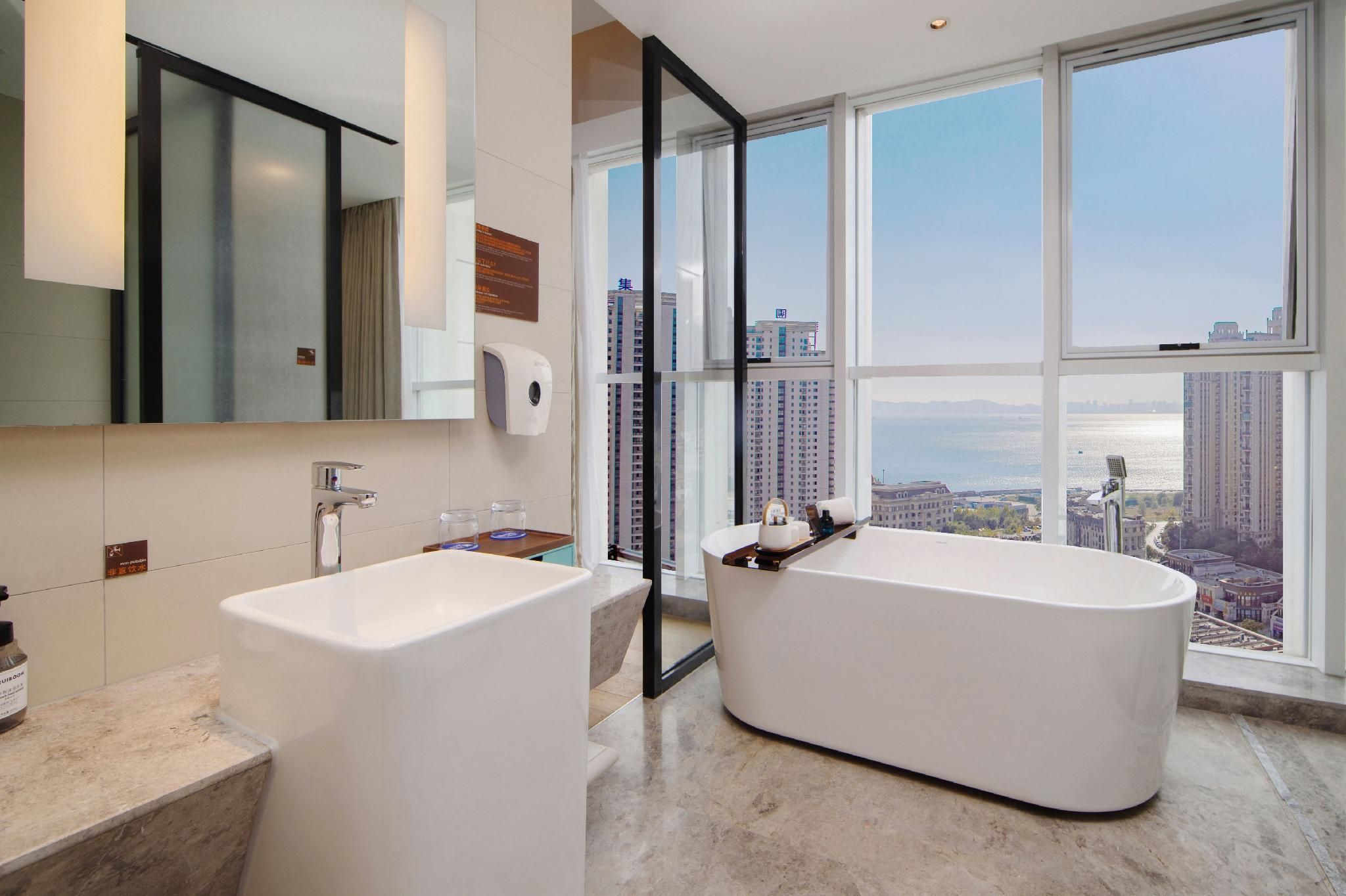 Holiday Inn Express Dalian Development Zone - דאליין - חדר שינה