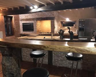 traditional Landes house 16 people spa, swimming pool, billiards - Lencouacq - Bar