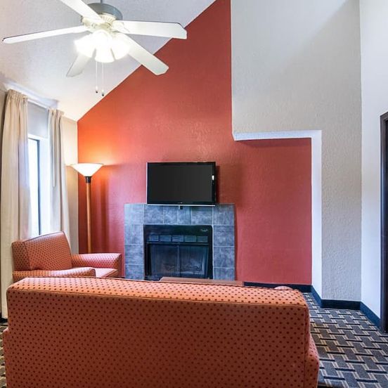 Living room view of Extended Studio Suite Hotel