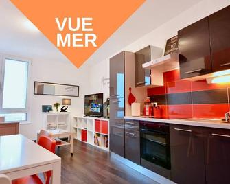 Appart Cosy Brest (La gare) vue mer - Brest - Küche