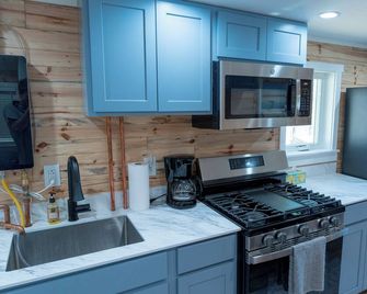 On the lake, Cozy Two bedroom cottage with frontage on Manistee Lake - Kalkaska - Cocina