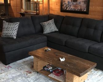 Chalet de la Presqu'île, private spa - Saint-Mathieu-du-Parc - Sala de estar