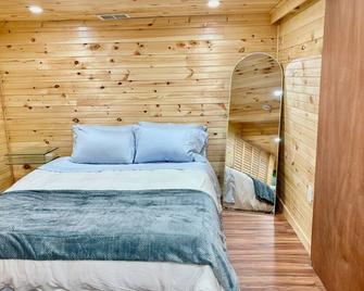 Cozy Rustic Walkout Basement Cabin in Historic Harpers Ferry - Harpers Ferry - Bedroom
