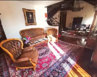 Elegant Historic Large House On Lake Com - Gravedona - Living room