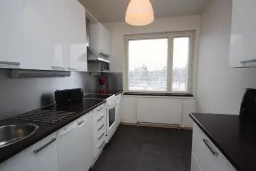 Gella Serviced Apartment Pitäjänmäki - هيلسينكي - مطبخ
