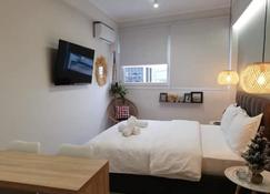 New Studio 2 Downtown Thessaloniki-fully Equipped - Thessaloniki - Slaapkamer