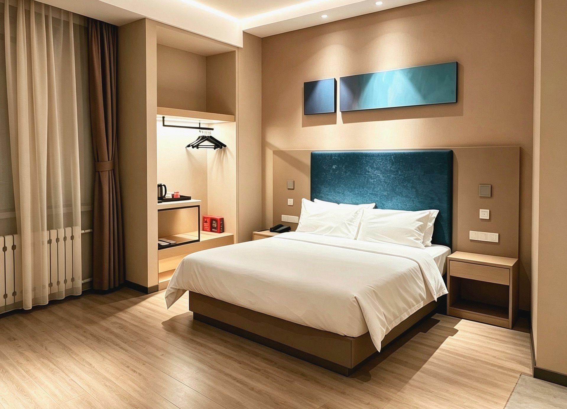 Home Inn Style Harbin Songbei Wanda Tourism City Ice And Snow World - هاربين - غرفة نوم