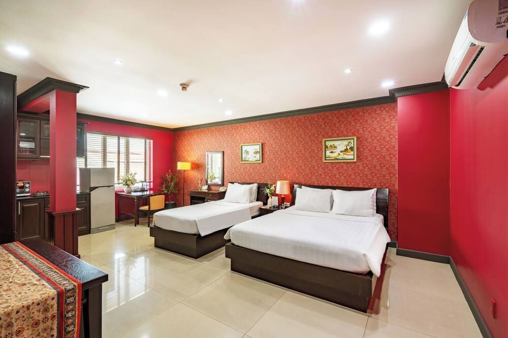 لا بونيتا هوتل آند أبارتمنتس - هوتشي مين سيتي - غرفة نوم